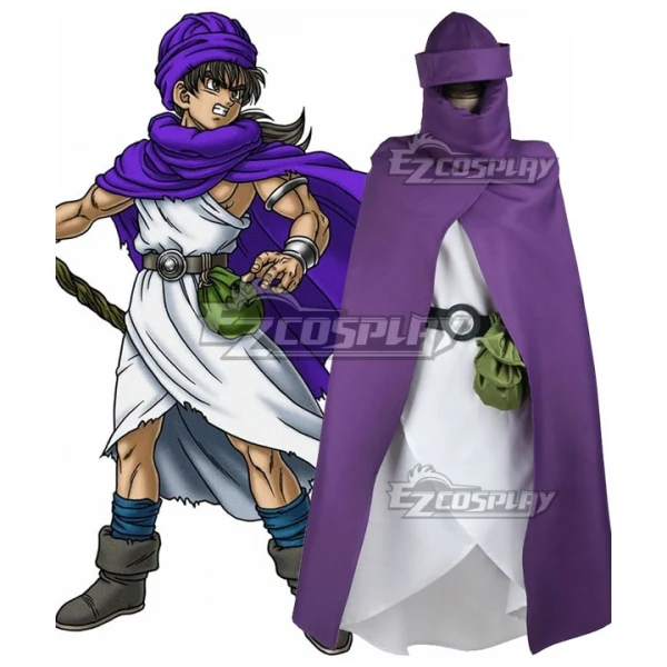 

Dragon Quest V: Hand of the Heavenly Bride Protagonist Shujinko Hero Abel Luca Ryuka Madason Outfit Game Cosplay Costume E001