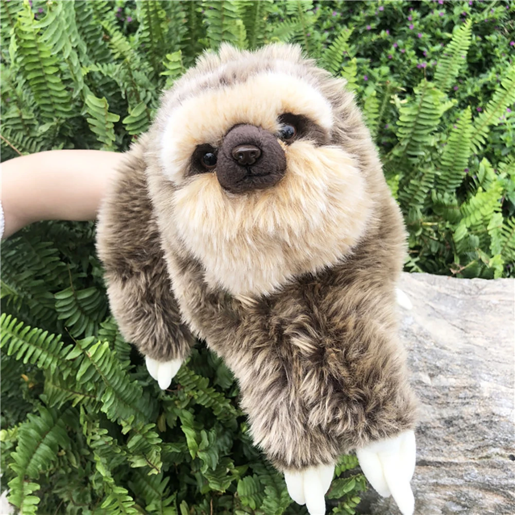 realistic sloth puppet