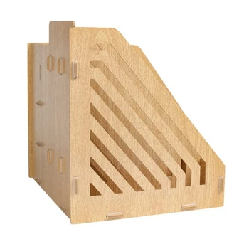 

Multi-Functional Office Supplies File Racks Wooden Desktop Organiser Desk Storage Products Accessories for Home Office