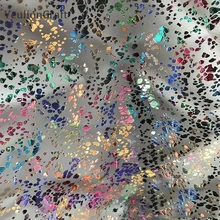 YeulionCraft 50x137 см Светоотражающие точки напечатаны Синтетическая кожа ткань ручной работы светоотражающие швейные изделия