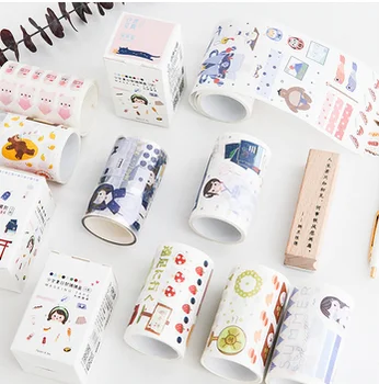 

1pcs/lot Washi Masking Tapes Girl summer festival Decorative Adhesive Scrapbooking DIY Paper Japanese Stickers