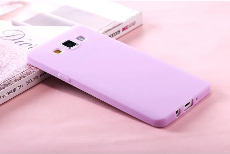 Ультратонкий чехол ярких цветов для samsung Galaxy S8 S9 Plus S10 Edge J3 J6 J7 J8 A20A50 A70 S8 S9 S10 Силиконовый ТПУ мягкий чехол для телефона s - Цвет: Фиолетовый