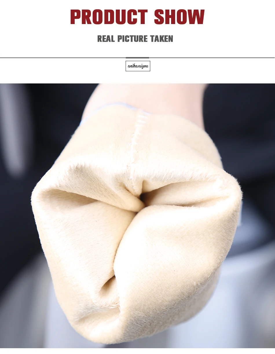 Многоцветные кожаные перчатки длиной 50 см, женские кожаные перчатки из овчины, теплые женские зимние перчатки, простые женские перчатки-369