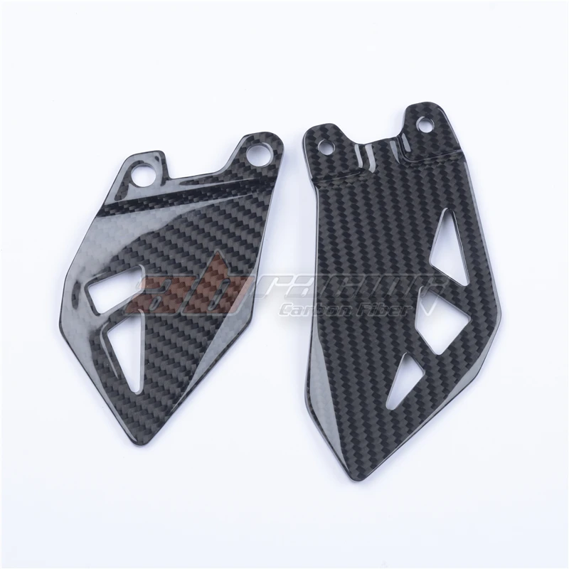 Rearset Foot Mount Heel Guard Plates Fairing Cowl For Kawasaki ZX-10R 2011- Full Carbon Fiber 100%