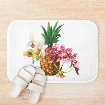 

Tropical Pineapple Fruit Love Summer Gift Bath Mat 3d Pattern Print Bath Mats Anti Slip Soft Washable Bathroom Mat