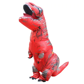 

Halloween Tyrannosaurus Dinosaur Inflatable Clothes Party Toys Stall Photo Doll Christmas Eve Christmas Clothes JS22