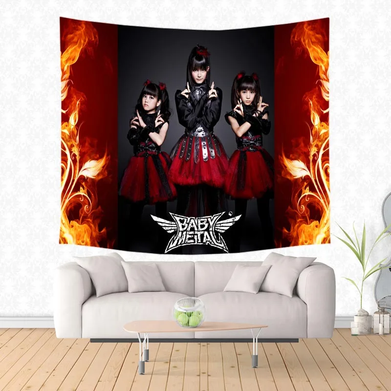 Гобелены Babymetal настенный гобелен украшение для спальни палатка кемпинга
