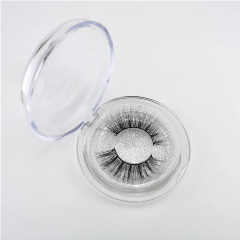 

Transparent box convenient travel simulation 3D false eyelashes 1 pair of natural thick eyelashes