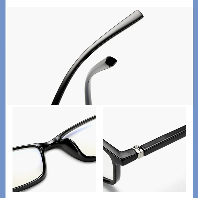Фотохромные солнцезащитные очки для женщин и мужчин прямоугольные анти-голубые легкие очки сверхлегкие очки Хамелеон очки уличные классические UV400
