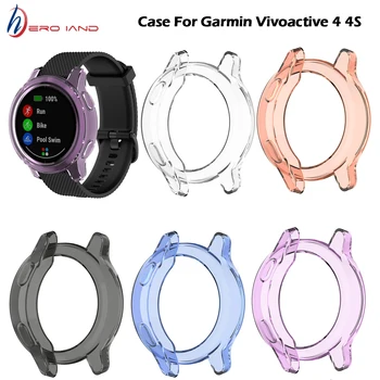 

Ultra-Slim Clear TPU Protective Cover Watch Case for Garmin vivoactive 4 4S 3 MUSIC for Garmin Active Smart Watch Accessories