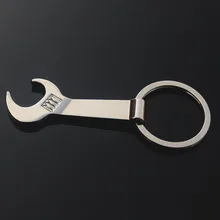 Трансграничной на данный момент оптом стиль металлический инструмент открывалка для бутылок в форме гаечного ключа брелок мульти-функциональный подарок можете вырезать Wr