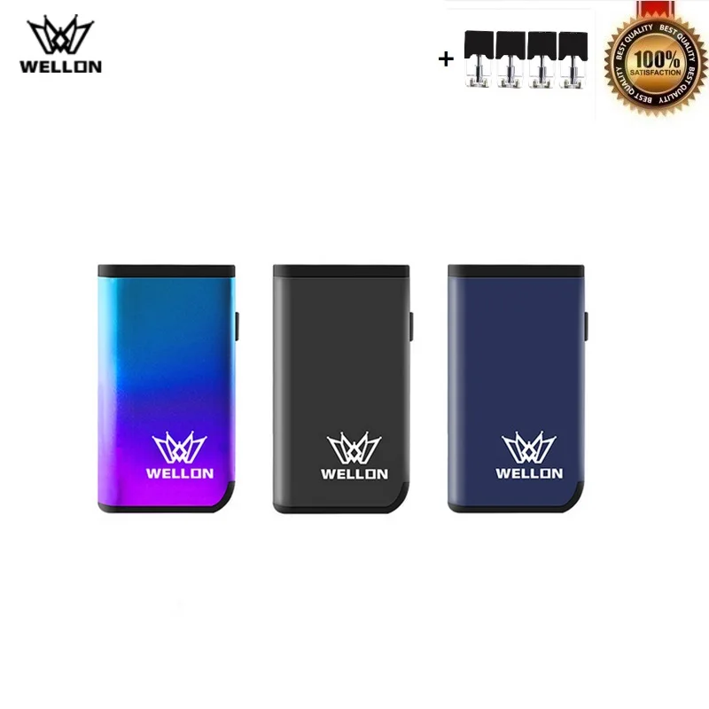 Оригинальный аккумулятор Wellon бокс-мод ACE 2 в 1 400 мАч для Demon Killer Jbox Pod 510 атомайзер