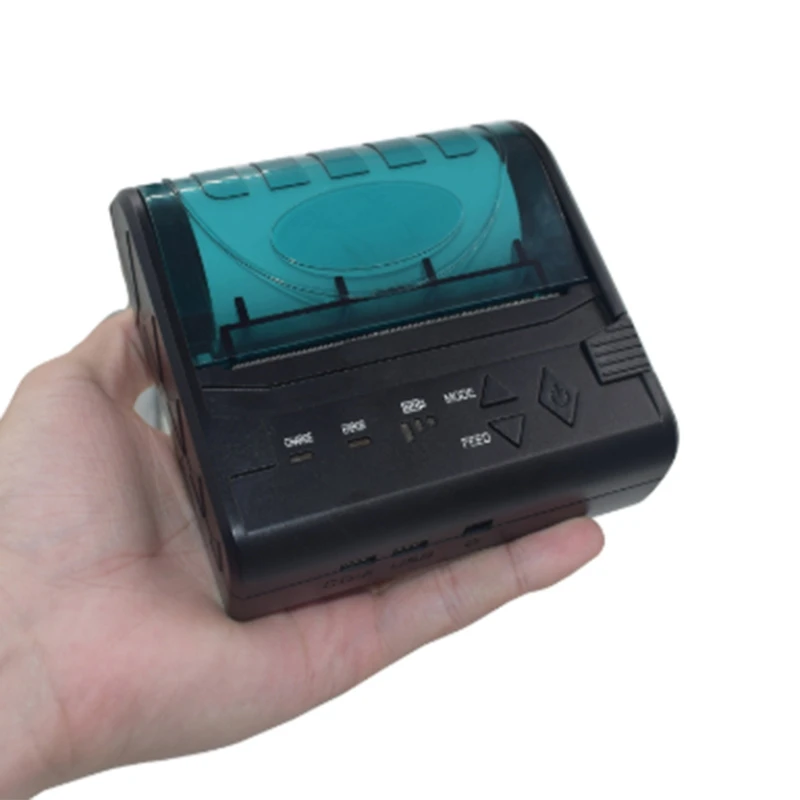 Портативный Bluetooth Термальный чековый принтер порт чековый принтер POS принтер мини Bluetooth принтер билетный принтер Android IOS EU