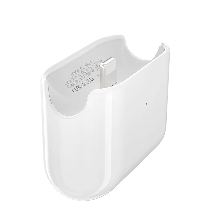 Маленький милый внешний аккумулятор NEWDERY для Airpods зарядный чехол 1 2 серии 700 мАч