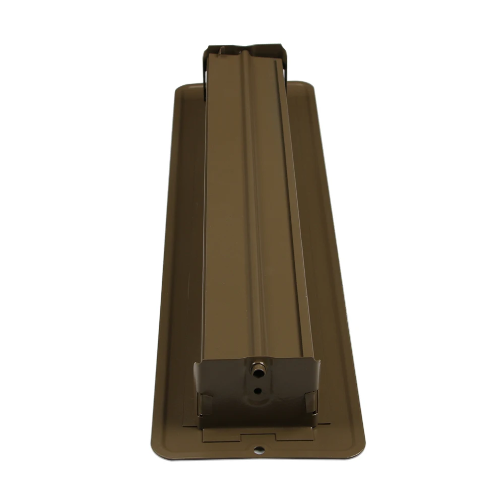 2" x 14" Brown Floor Air Register Floor Diffuser with Holes for RV and Home