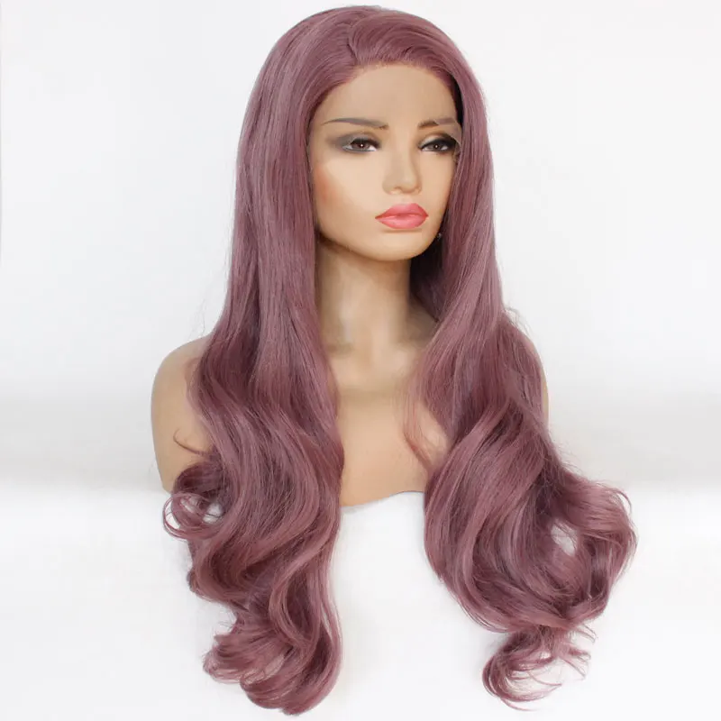 Парики из искусственных волос без шапочки-основы короткий кудрявые фиолетовый парик из натуральных волос вечерние парики