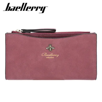 

Baellery 2020 New Wallet Female Leather Wallet Matte Wallet Brand Classic Multi-card Holder Female Purse Standard Wallets
