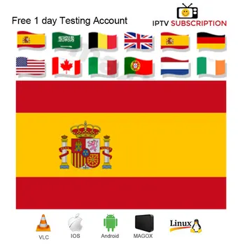 

Europe 1 Year Spain IPTV m3u Subscription for Portugal Dutch Sweden Israel enigma2 code PC Smart tv Android Phone Box Free test
