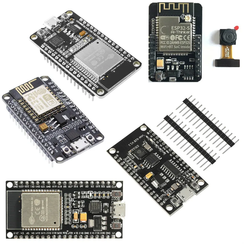 Беспроводной модуль Nodemcu V3 V2 Esp32 D1mini Lua WiFi макетная плата Esp8266 с антенной Pcb и usb-портом Esp-12e Ch340 Cp2102