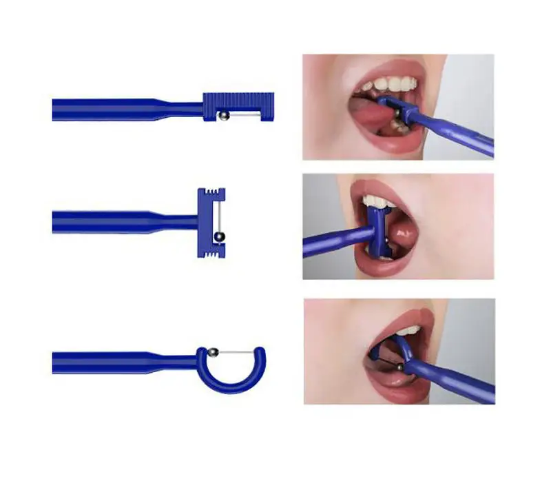 3Pcs Kids Tongue Tip Lateralization Elevation Tools Tongue Tip Exercise Oral Muscle Training Autism Speech Therapy  Talk-tool