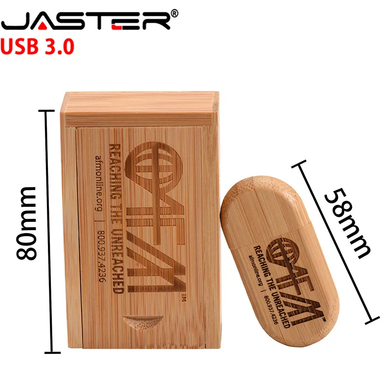 JASTER USB 3,0(10 шт. бесплатный логотип) кленовый Орех Деревянный usb+ коробка usb флеш-накопитель карта памяти Флешка 8 ГБ 16 ГБ 32 ГБ подарок