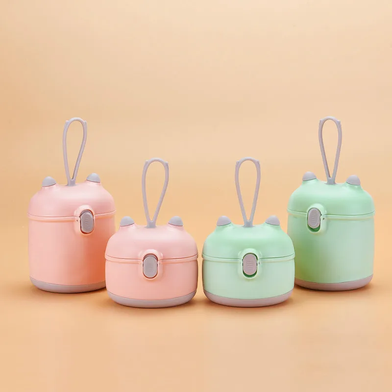 Caja portátil de leche en polvo para bebé, minicaja de leche en polvo para bebé, rejilla para comida para bebé