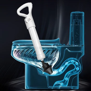 

NICEYARD Air Blaster Plunger Sink Dredge Pump Toilet Plunger High Pressure Pump Drain Blaster Bathroom Accessories