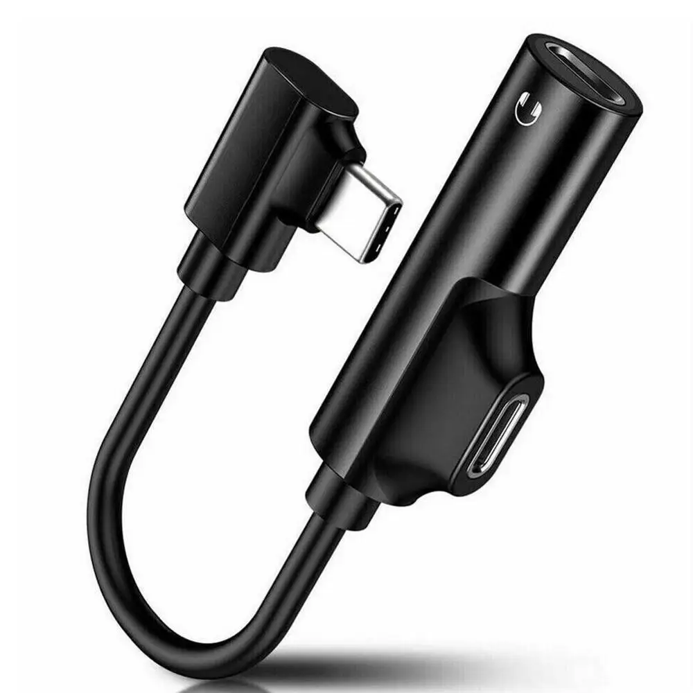 black Ugreen type c до 3,5 мм разъем для наушников 3,5 AUX USB C кабель для huawei P30 pro для Xiao mi 9 Аудио USB C адаптер - Цвет: black