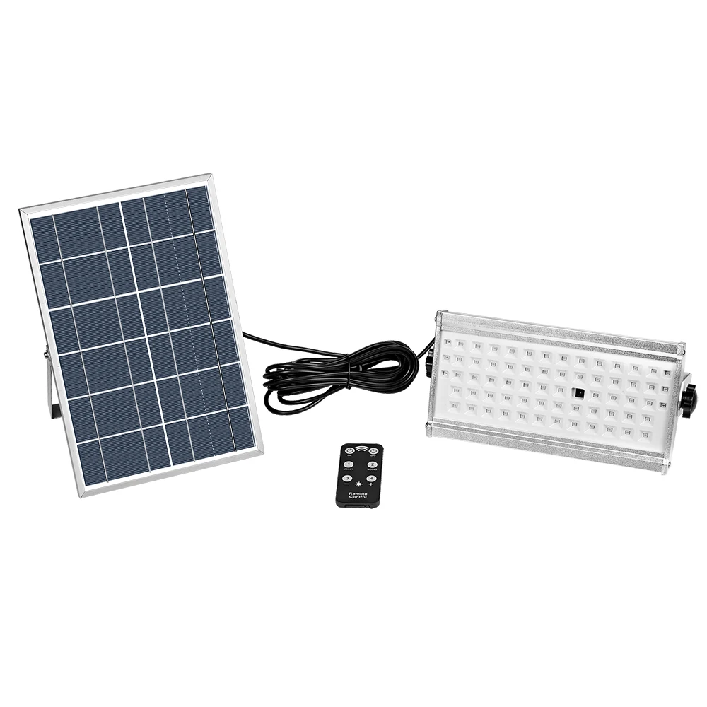 12W/6W 1500lm Solar Lights Outdoor Garden Waterproof Lamp Lighting 65 leds 2 Modes With Remote Control Motion Sensor Light