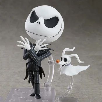 

10cm Jack action figure toy Skellington plastic model collection kids toys Pumpkin prince jack Christmas Halloween gifts