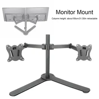 

New Desktop 13"-30" Dual Monitor Holder Arm 360 Degree Rotating LCD Monitor Mount Bracket Monitor Mount Holder Support