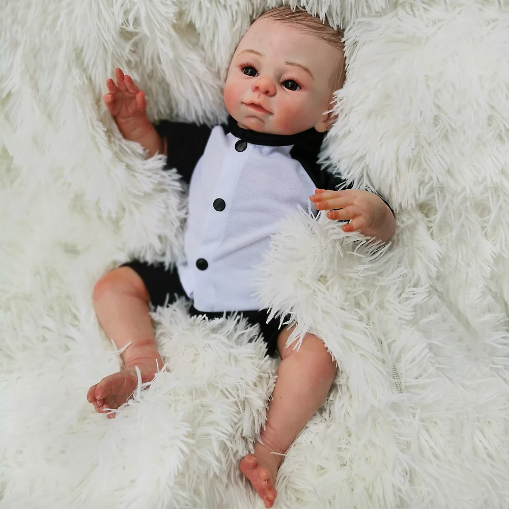 18 дюймов Реалистичная Кукла Карапуз Boneca Reborn Baby Doll мягкие виниловые Bonecas Infantil Meninas игрушки для детей день рождения Brinquedos