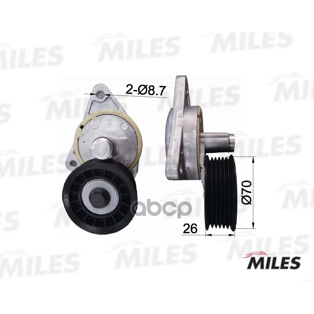 Натяжитель Ремня Приводного Ford Mondeo/Focus 1.6-2.0-04/Mazda Tribute Miles Ag00301 Miles арт. AG00301