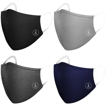 

2PCS Anti-bacterium Face Masks With Activated Carbon Filter Certificated Medical Supplies (10 Filters+Anti-fog nose stickers)