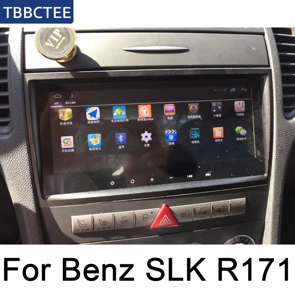 Perfect For Mercedes Benz SLK Class R171 2004~2010 Car Android System 1080P IPS LCD Screen Car Radio Player GPS Navigation BT WiFi AUX 1 Perfect For Mercedes Benz SLK Class R171 2004~2010 Car Android System 1080P IPS LCD Screen Car Radio Player GPS Navigation BT WiFi AUX 1