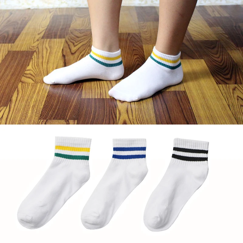 3Pair Style 13 3 пара/лот, цветные носки, забавные милые короткие носки для девочек и женщин, короткие носки в полоску для женщин и девушек, 4 сезона, Meias - Цвет: 3Pair Style 13