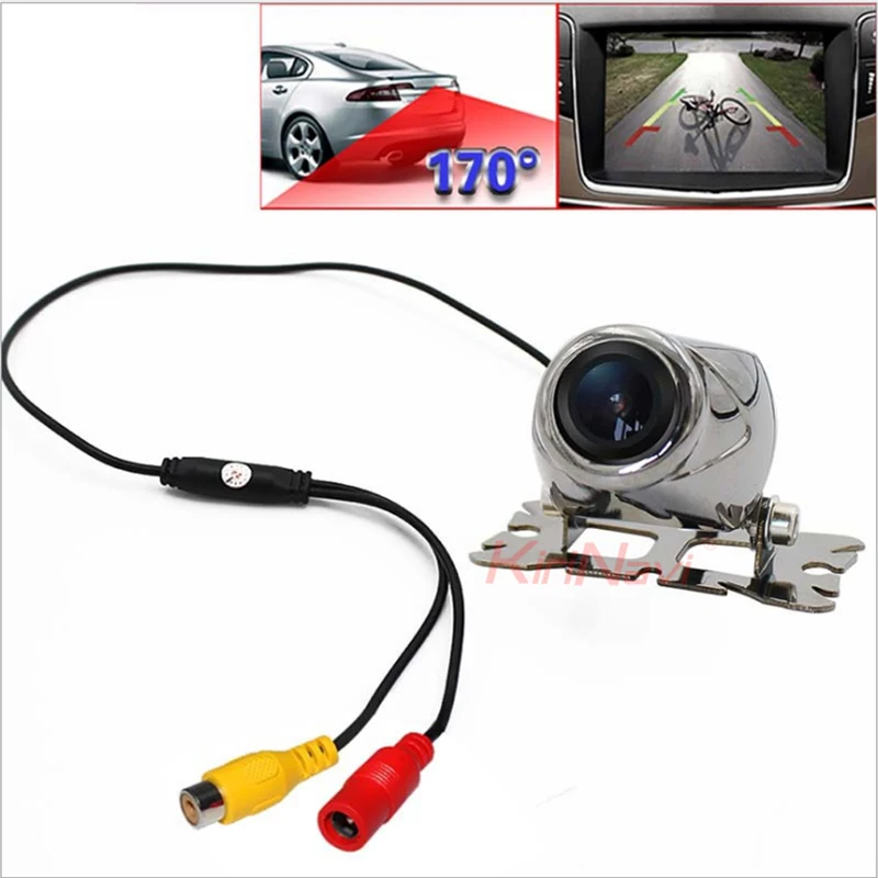 KiriNavi 12V Противоударная универсальная HD Водонепроницаемая камера заднего вида для парковки заднего вида