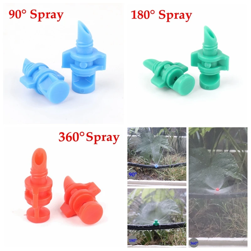 Angle Refraction Sprinkler Nozzle 50pcs for Garden Irrigation
