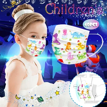 

10/20/30/40PC Mask Disposable Nonwove 3 Layer Ply Filter Mask mouth Face mask filter safe Breathable Protective masks In Stock