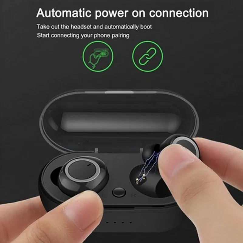 Беспроводные наушники Briame, Bluetooth 5,0 TWS, bluetooth-гарнитура, HIFI, мини наушники-вкладыши, спортивные наушники для бега, для смартфонов