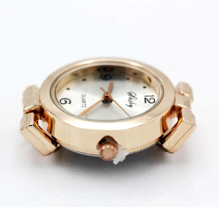 Shsby Diy Personality Rose Gold Watch Header Roman Numerals Circle Watch Table Core Watchband Accessories