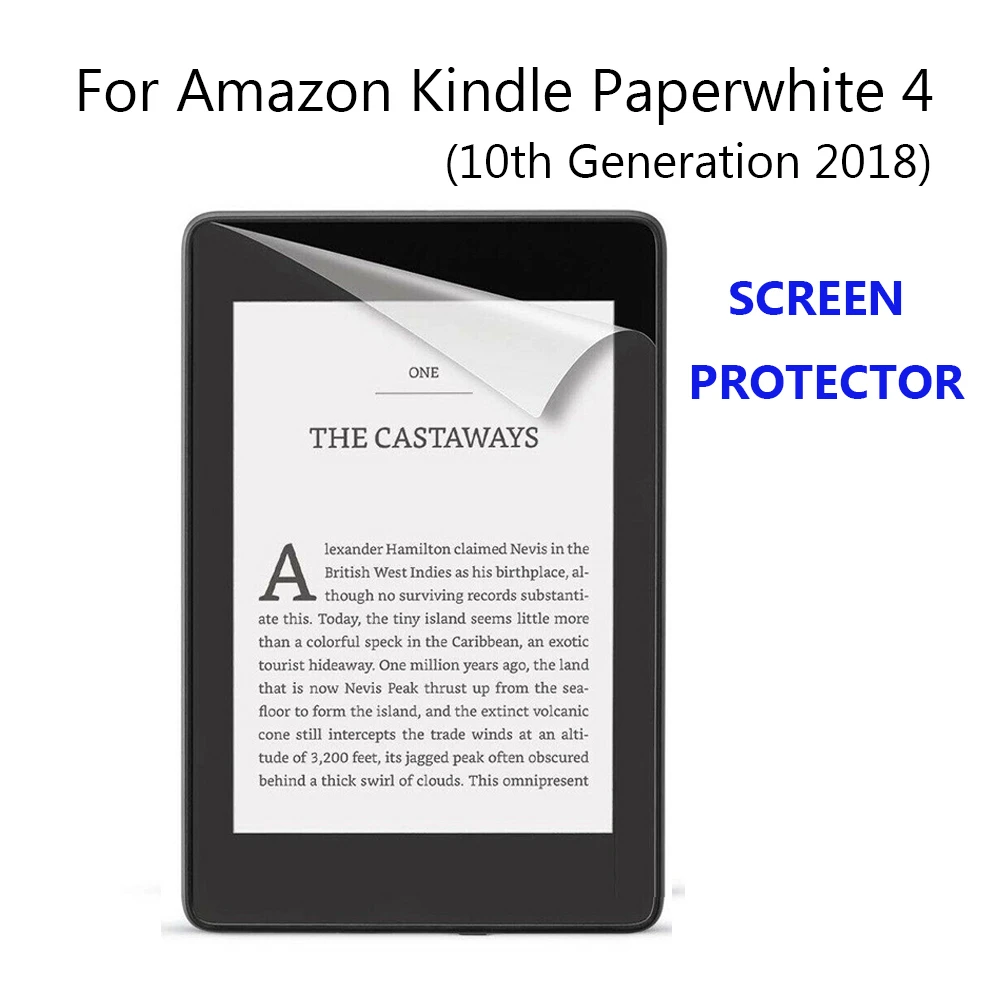 2.5D High Transparency Screen Protector Guard TPU Protective Matte Film For Amazon Kindle Paperwhite 4 10th Generation 2018