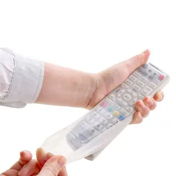

Silicone Remote Control Cover Air Condition Control Case XN183 Dust Organizer Waterproof Bag Protective Storage O2W4