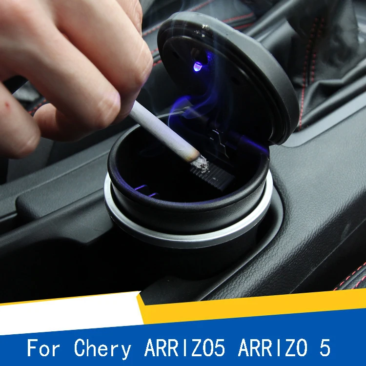 

For Chery ARRIZO5 ARRIZO 5 Ashtray with LED light modified car ashtray with storage box decoration car Accessories