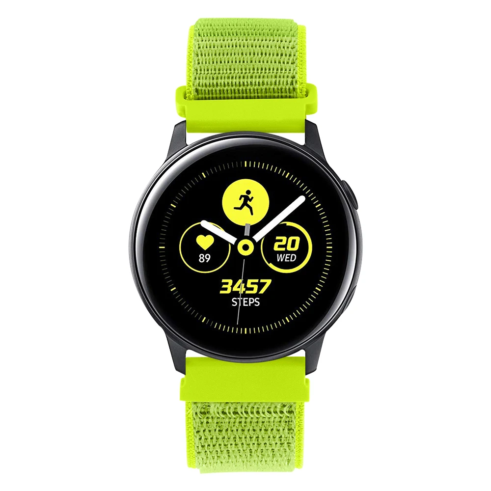 Ремешок для браслета сменный ремешок для Galaxy Watch Active 2 спортивный силиконовый 44 мм 40 мм для samsung Galaxy Smart Watch 20 мм ремешок
