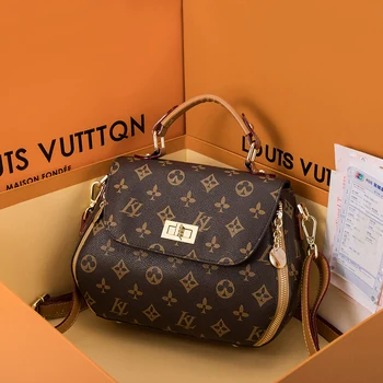 

2020 Summer Fashion Women Satchel Handbags Genuine Leather Female Shoulder Messenger Bag Top Quality Louis Vuitton Luxury Bags