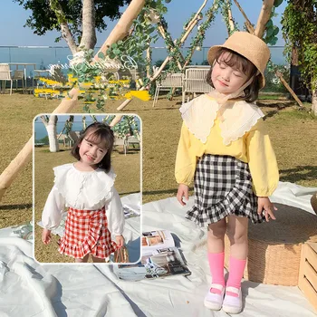 

2020 Best Selling Baby Girls Shirt Spring Fashion Kids Girls Blouse 2-7 Years