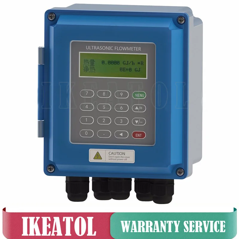 

TUF-2000B SD memory Version with TS-2 (DN15mm-100mm) Sensor Ultrasonic liquid flowmeters IP67 Protection Flow Meter