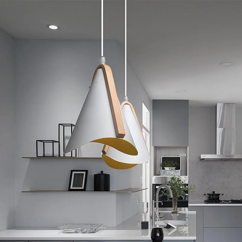 

Nordic Modern hanging loft 7 Color Glass lustre Pendant Lamp industrial decor Lights Fixtures E27/E26 for Kitchen Restaurant