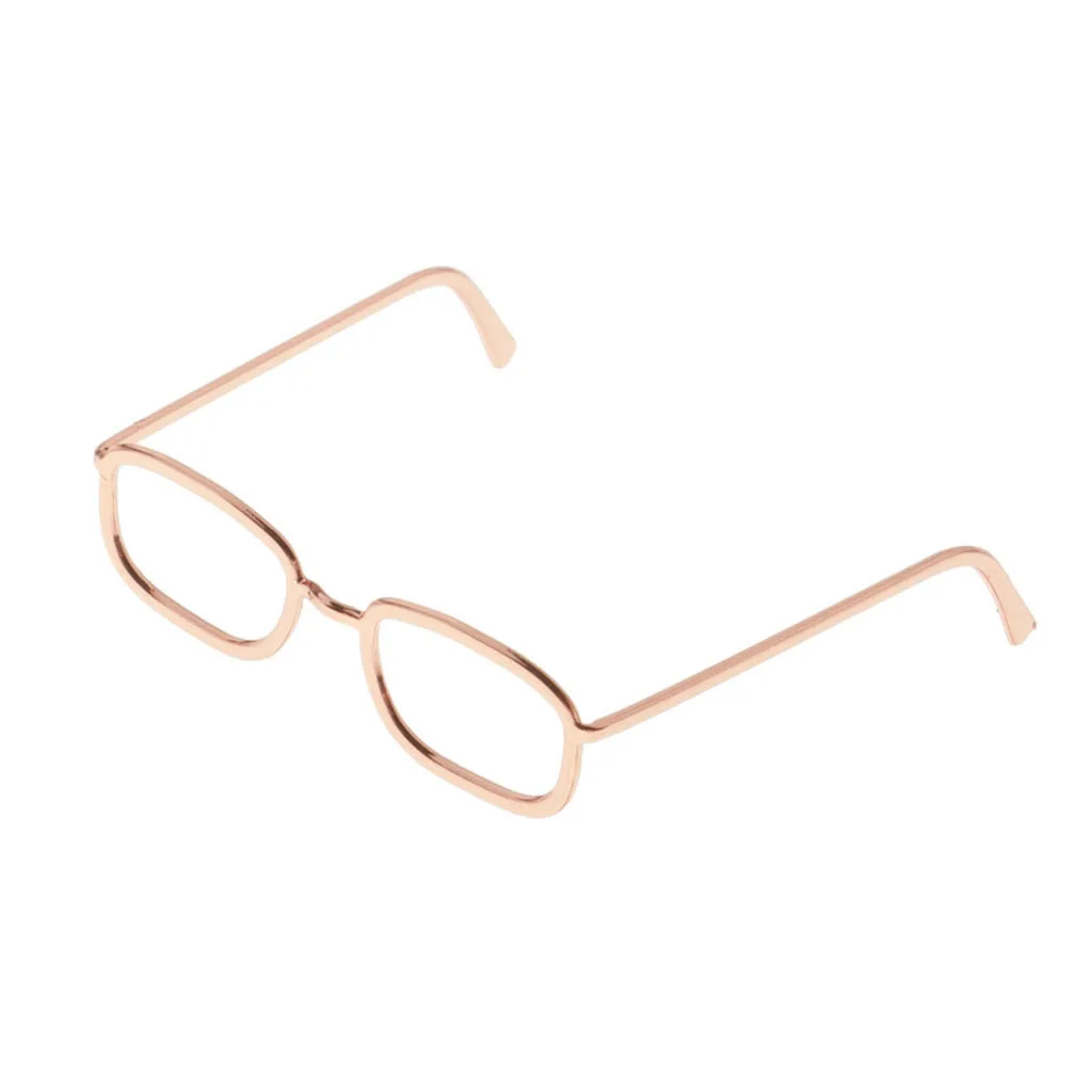 12'' Action Figurine Soldier Hobbyist Toys Metal Glasses Part 2.3x2.3cm